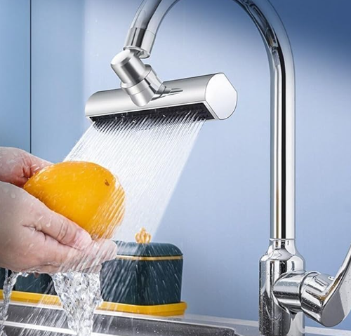 ¡Oferta: 2x1: Grifo giratorio con cascada para extensión 4en1